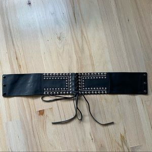B-low the Belt Moto Corset Belt